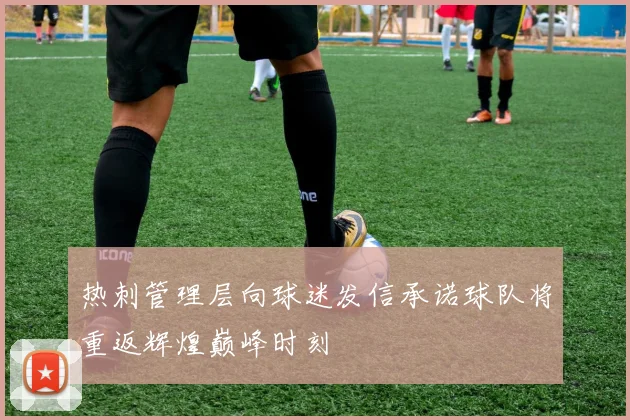 热刺管理层向球迷发信承诺球队将重返辉煌巅峰时刻